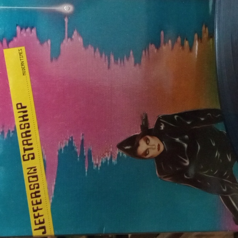 Resrv. Vintage vinyl record Jefferson Starship "Modern Times"